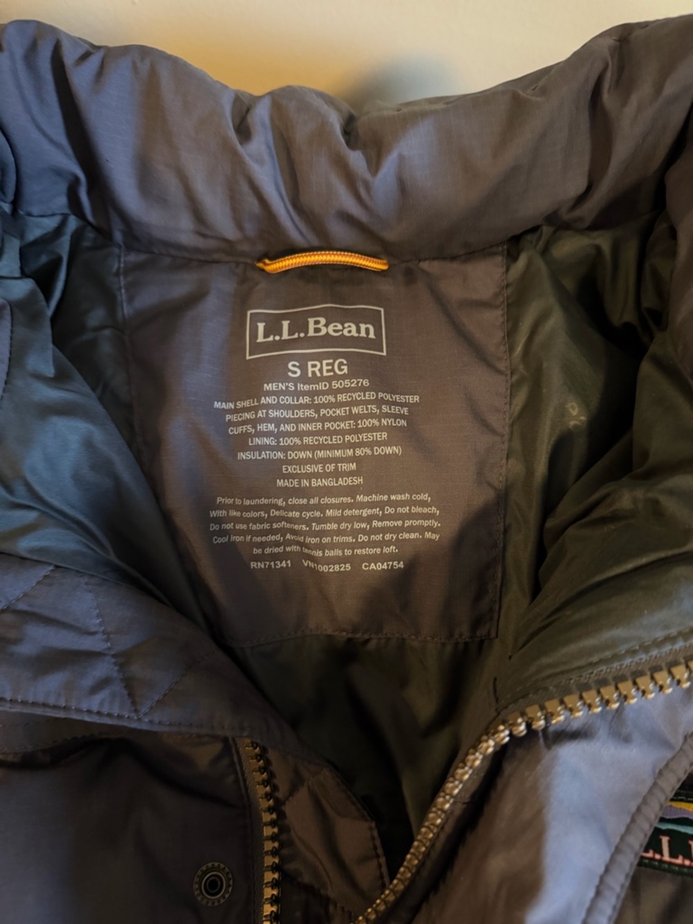 L.L. Bean Men's Mountain Classic Down Puffer Jacket in Gray - Picture 7 of 10